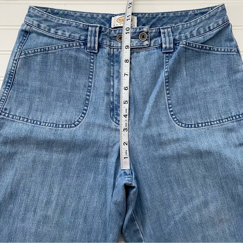 Talbots Petites Women’s Capri Light Wash Jeans Cotton Size 8 - Picture 7 of 14